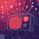 radio with pulsing network node with expanding waves