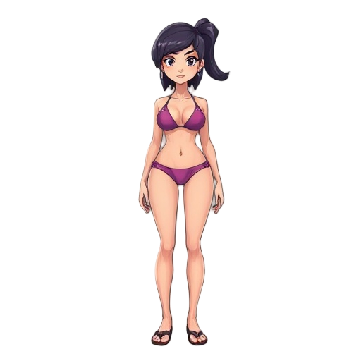 woman in bikini