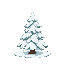 singular snow tree. create it so it can be used in a tile sheet