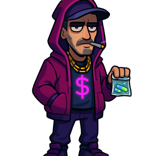 cyberpunk drug dealer