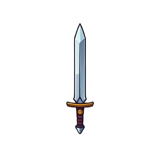 sword, basic, transparent background
