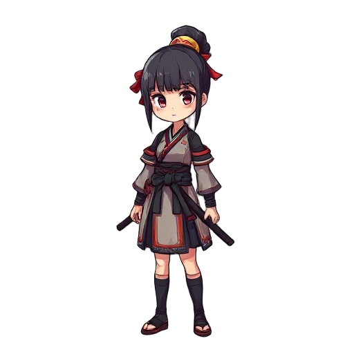 japen style samurai girl