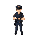 police with gun