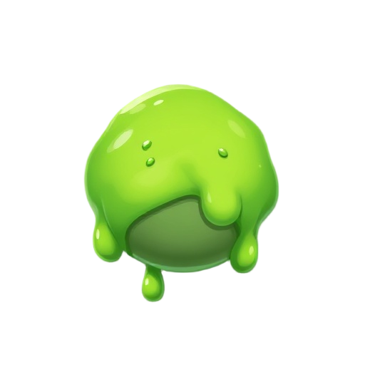 a green slime