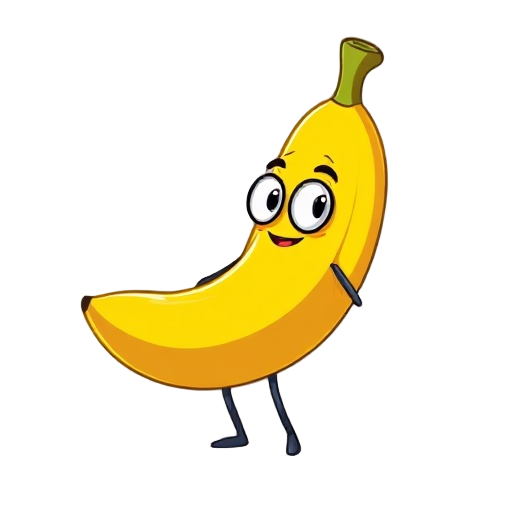 nano banana parecido com um humano nime