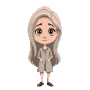  serene and empathetic woman in her late 30s to early 40s, with expressive, slightly melancholic eyes (soft blue-gray or olive-green) and a gentle face. she has long, neutral-toned hair, often loosely