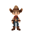 faça um cowboy