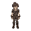 a rpg character for my new jrpg game, inspired in chrono trigger, final fantasy for nes e etc