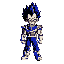 pixel character vegeta