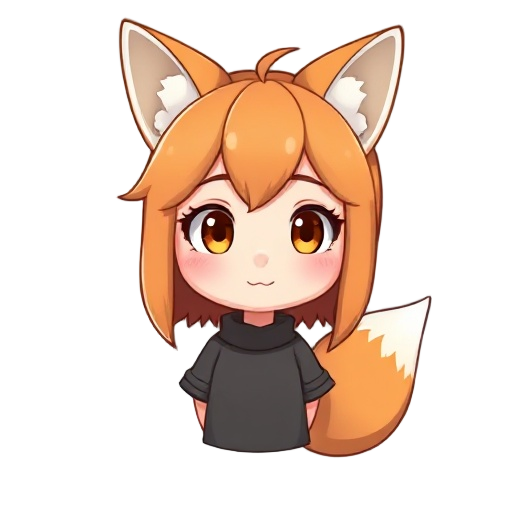 i want a moving girl with fox ears and a tail