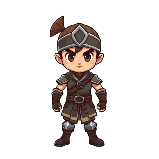 warrior chibi man