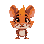 a small fire mouse