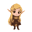 elf blond woman