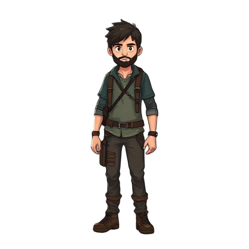 an adventurer character like joel from the last of us games