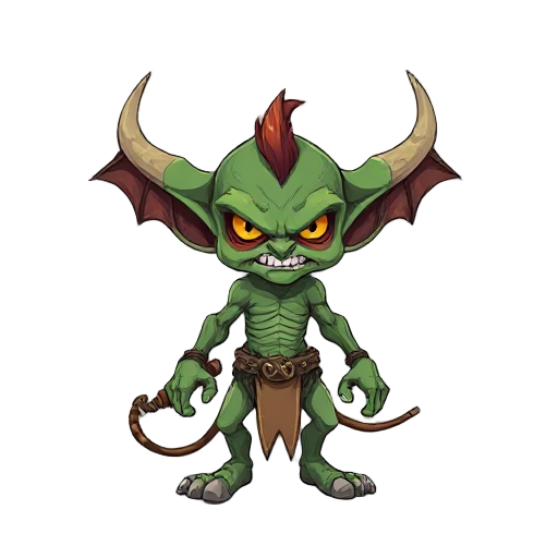 sprite de um goblin atacando 