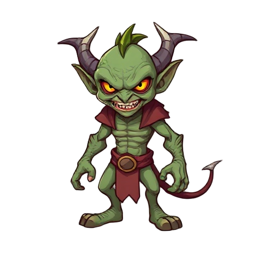 sprite de um goblin atacando 