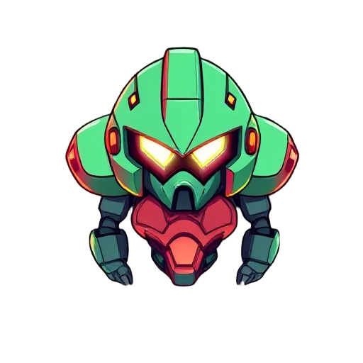 an exoskeleton with light solarized colors, using samus's resources from the game super metroid
