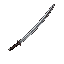a curved katana
