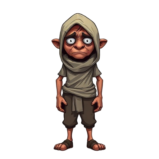 begger, teared cloths, poor, ugly