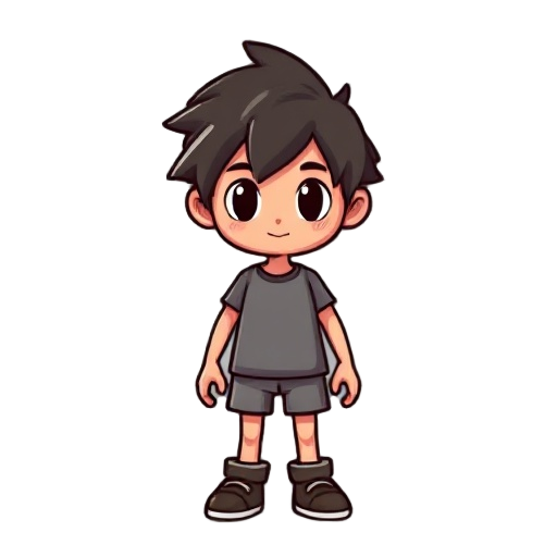 a pixelated 2d character body 