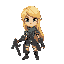 woman warror blonde