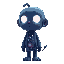 a humanoid being with a male body without a mouth and with completely white and bright eyes and with a universe inside its body with galaxies and stars visible inside it