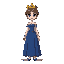 queen blue eyes blue dress