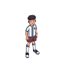 a soccer player from snes style