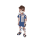 a soccer player from snes style