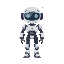 pixel art robot