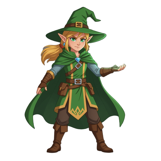 mage elf atacking 