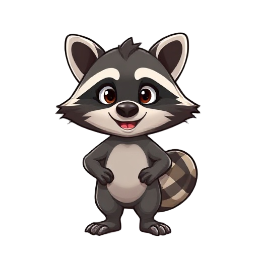 a raccoon