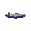 create a platform, simple, futuristic, rectangular, without depth, 2d