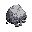 rounded gray rock with soft shading and subtle highlights. the stone must be a whole, they must not be scattered. make sure it's not too dark and has a slightly light outline