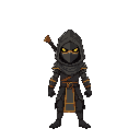 evil egyptians ninja tomb of donjons for video game, cartoon,2d, flat colors, donjon