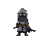 generate a template for a cute human rogue character. position it so that it can be animated easily