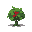 a bush with 3 red berries