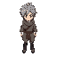 human normal cloathe with grey hair