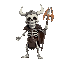 a skeleton viking