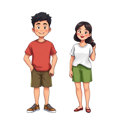 filipino in naka-pambahay often give off a relaxed, comfortable, and approachable vibe. they might wear simple t-shirts, shorts, or loose-fitting clothes suitable for lounging at home, doing chores, or hanging out with family. there’s a sense of practical