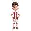 soccer player,  realistic proportions
