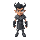 generate me a fantastic character for a beautiful and eye-catching procedural dungeon game.