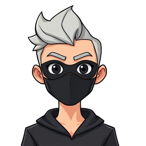 male character with black mask