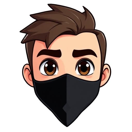 male character with black mask