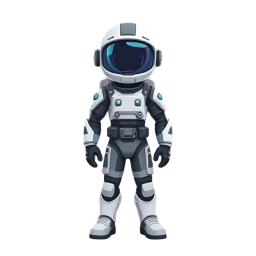 futuristic astronaut