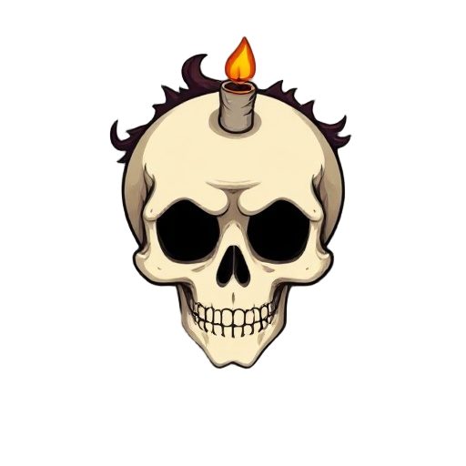 generate a sprite this design is strange, symbolic, and deeply emotional — perfect for a game that wants to haunt people gently instead of just scare them.  👤 appearance head: pale skin, tired eyes… but on top of the skull is a small candle wick, burning 