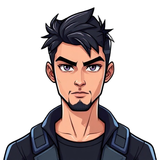 cyberpunk man