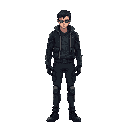 cyberpunk man