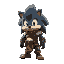 hedgehog warrior with littlebit of leather armor