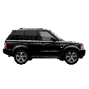 2006  range rover , side view, black